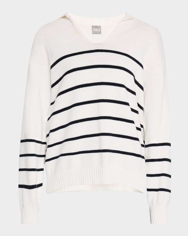 Billy Striped Hooded Sweater